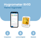 Rovary Hygrometer met App RH10- Luchtvochtigheidsmeter