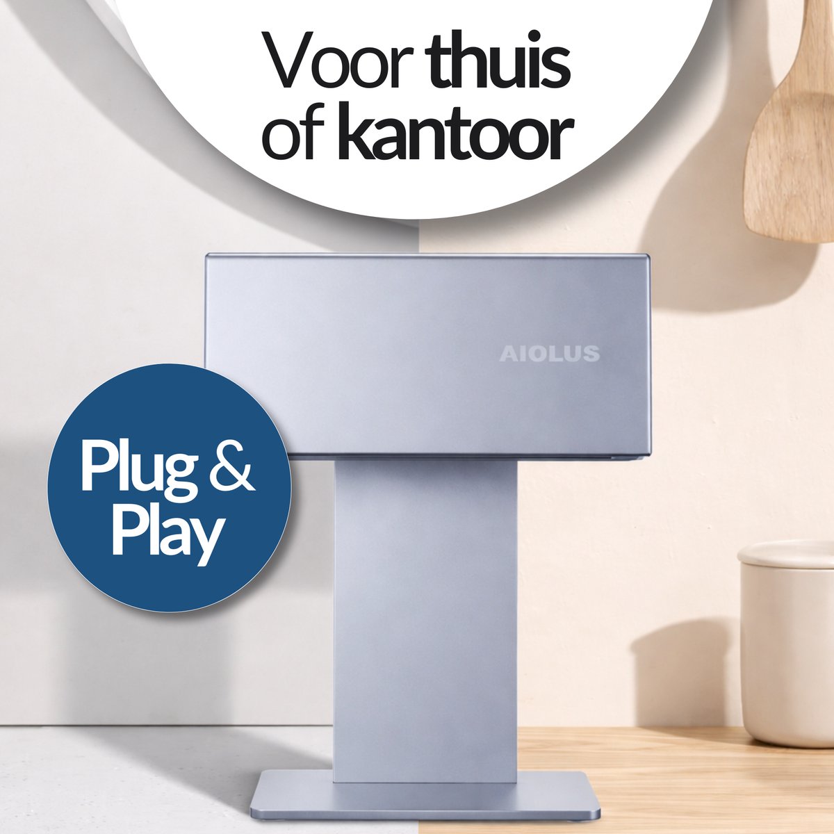 Rovary™ Aiolus Hygiënische Handdroger met UVC