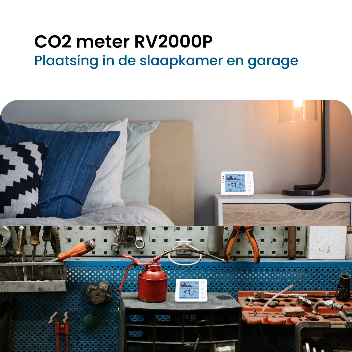 Rovary RV2000P CO2 Meter - Luchtkwaliteitsmeter
